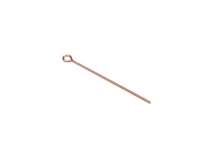 14KGF ピンクゴールドカラー 9ピン 24GA(0.51mm) 25mm【5コ販売】▽ パーツ アクセサリー クラフト 金具 USA製 14Kゴールドフィルド 14金ゴールドフィルド 14K Gold Filled