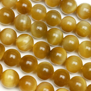 �S�[���f���^�C�K�[�A�C �ۋ� 8mm�y1�A�̔��z�� �^�C�K�[�Y�A�C �Ֆڐ� Tiger's eye ���E���h �ۃr�[�Y �A���� �V�R�� �r�[�Y �p���[�X�g�[�� �p�[�c �A�N�Z�T���[ �f�� �ޗ�