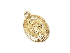 14KGF チャーム メダイ 12×9mm【1コ販売】▽ パーツ アクセサリー クラフト 金具 USA製 14Kゴールドフィルド 14金ゴールドフィルド 14K Gold Filled