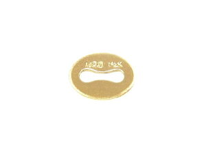 14KGF プレート No.2【6コ販売】▽ パーツ アクセサリー クラフト 金具 USA製 14Kゴールドフィルド 14金ゴールドフィルド 14K Gold Filled