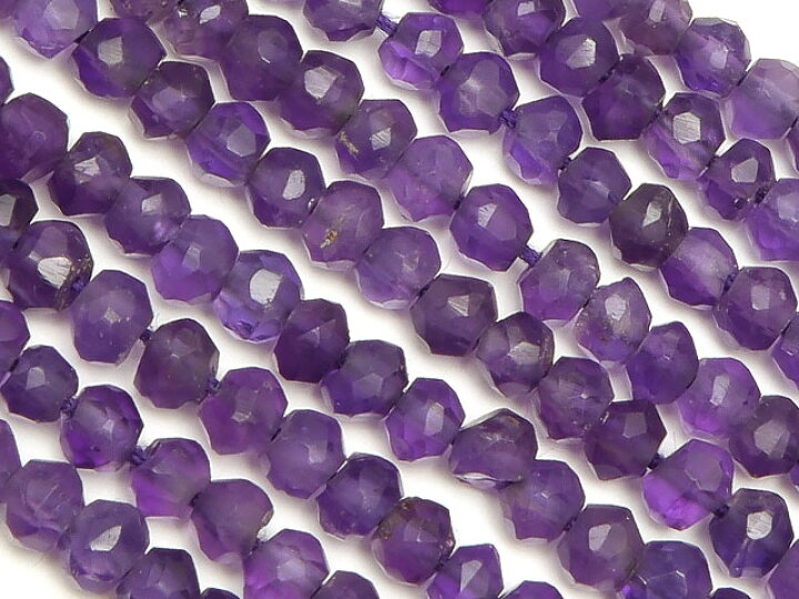 楽天市場】アメジスト ボタンカット 3×2mm【1連販売】▽ アメシスト 紫  