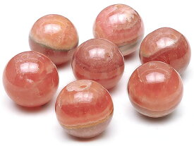 【粒販売】アルゼンチン産 インカローズ 丸玉 12mm【2粒販売】▽ ロードクロサイト 菱マンガン鉱 Incarose Rhodochrosite ラウンド 丸ビーズ 粒売り 天然石 ビーズ パワーストーン パーツ アクセサリー 素材 材料