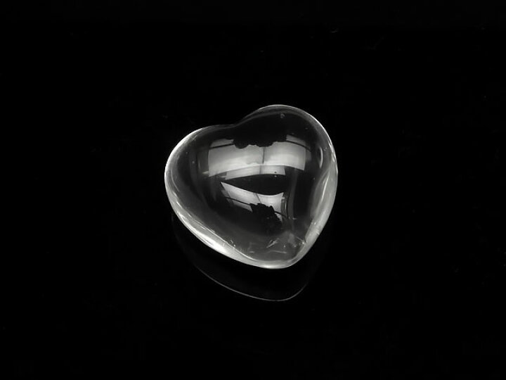 楽天市場】天然水晶 クリスタルクォーツ ハート［穴なし］25mm【1コ 