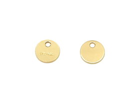 14KGF クオリティータグ 4mm【3コ販売】▽ パーツ アクセサリー クラフト 金具 USA製 14Kゴールドフィルド 14金ゴールドフィルド 14K Gold Filled