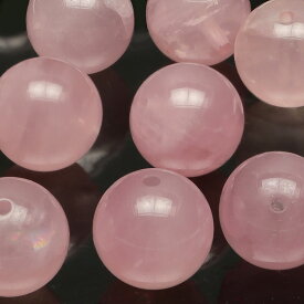 【粒販売】マダガスカル産 ディープローズクォーツ 丸玉 10mm【2粒販売】▽ 紅水晶 バラ石英 Rose quartz 10月の誕生石 ラウンド 丸ビーズ 粒売り 天然石 ビーズ パワーストーン パーツ アクセサリー 素材 材料