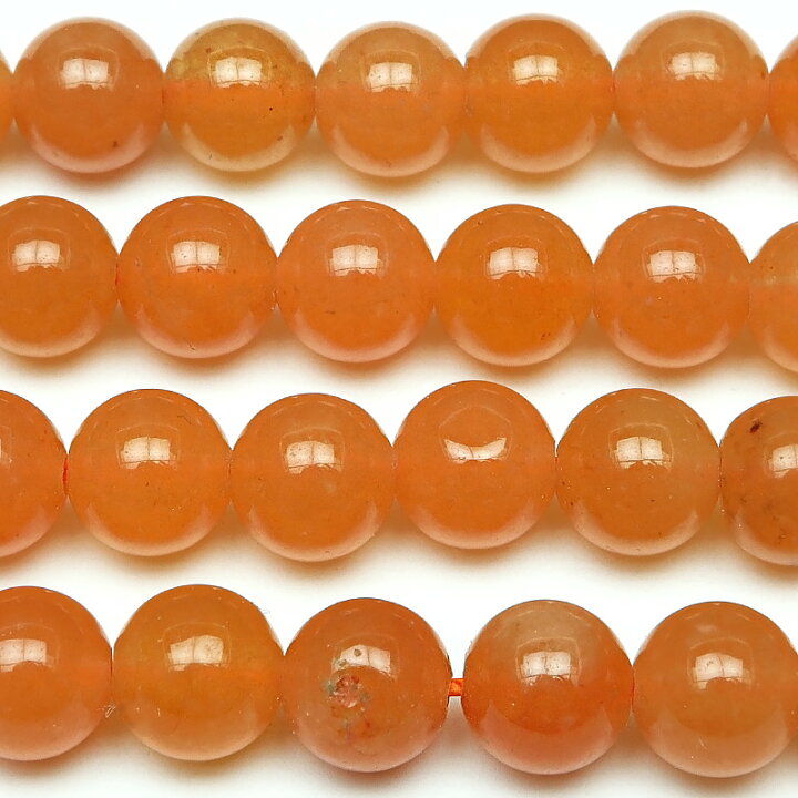 楽天市場】オレンジアベンチュリン 丸玉 6mm【1連販売 
