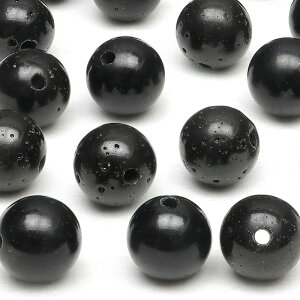 【粒販売】テクタイト 丸玉 8mm【6粒販売】▽ 隕石 天然ガラス Tektite ラウンド 丸ビーズ 粒売り 天然石 ビーズ パワーストーン パーツ アクセサリー 素材 材料