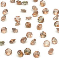 アンダルサイト コインファセットカット ルース 3mm【5コ販売】▽ アンダリュサイト キャストライト 紅柱…