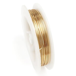 アーティスティックワイヤー ゴールド 太巻き 20GA【24m販売】▽ 銅製 ArtisticWire カッパーワイヤー ビーダロン社 beadalon社 正規輸入品 クラフトワイヤー ワイヤーアクセサリー 手芸ワイヤー パ