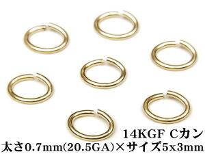 14KGF CJ  0.7mm×TCY 5×3mmy4R̔z p[c ANZT[ Ntg  USA 14KS[htBh 14S[htBh 14K Gold Filled