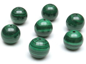 【粒販売】マラカイト 丸玉 8mm【4粒販売】▽ 孔雀石 Malachite ラウンド 丸ビーズ 粒売り 天然石 ビーズ パワーストーン パーツ アクセサリー 素材 材料