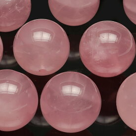 【粒販売】マダガスカル産 ディープローズクォーツ 丸玉 12mm【2粒販売】▽ 紅水晶 バラ石英 Rose quartz 10月の誕生石 ラウンド 丸ビーズ 粒売り 天然石 ビーズ パワーストーン パーツ アクセサリー 素材 材料