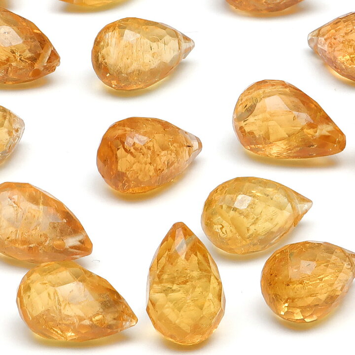PA126インペリアルトパーズビーズ129.65ct