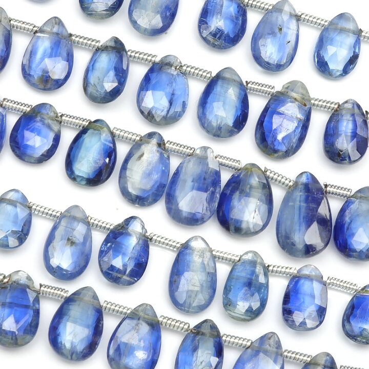 楽天市場】カイヤナイト ペアシェイプカット 5～11mm【1連販売 