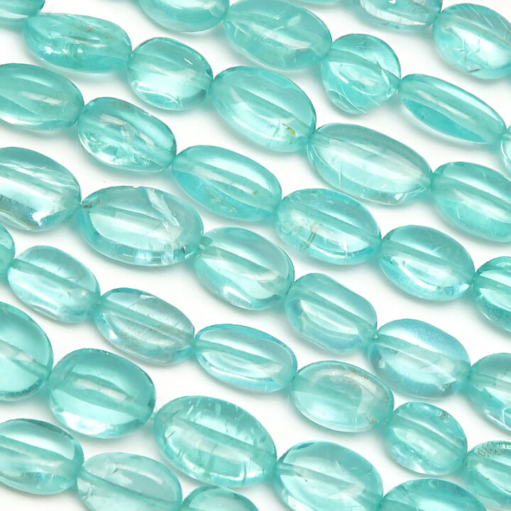 楽天市場】アパタイト オーバル 5～10mm【1連販売】▽ 燐灰石 Apatite  