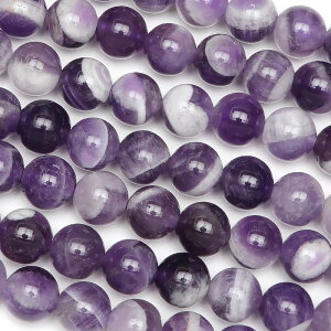 ファントムアメジスト 丸玉 6mm【1連販売】▽ ケープアメジスト シェプロンアメジスト ゴーストアメジスト Amethyst 2月の誕生石 ラウンド 丸ビーズ 連売り 天然石 ビーズ パワーストーン パー