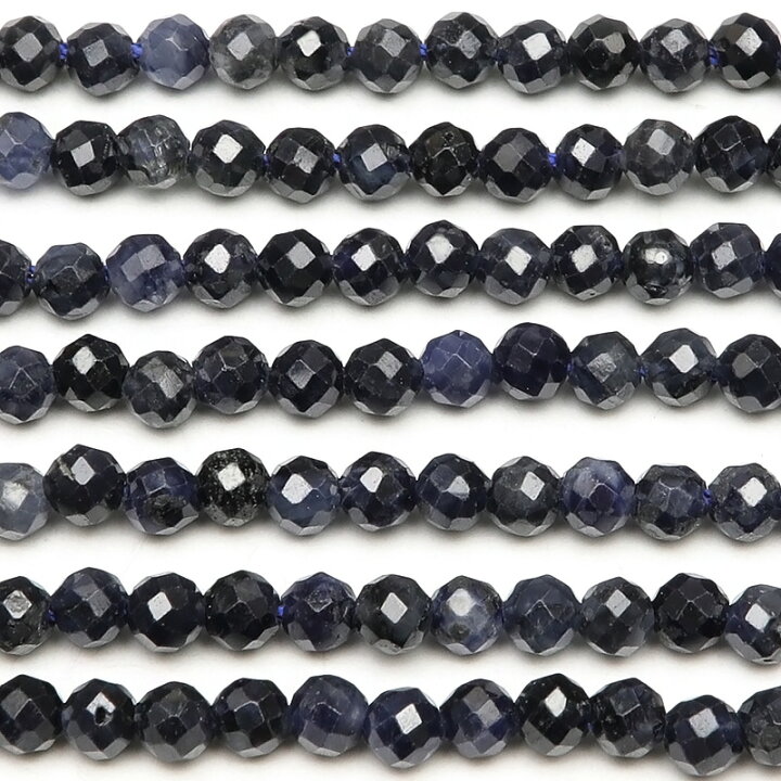 楽天市場】サファイア 面カット 丸玉 2mm［プレミアムカット］【1連 