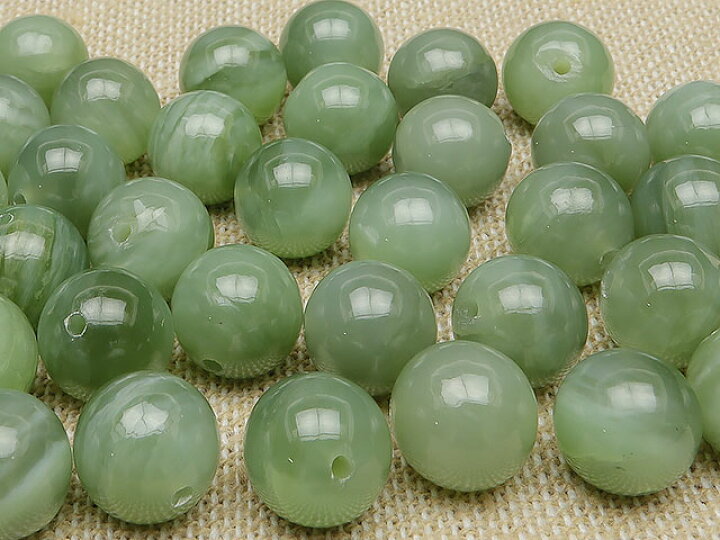 楽天市場】【粒販売】ロシア産 ネフライト 丸玉 10mm【3粒販売 