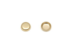 14KGF ベゼルキャップ 4mm【2コ販売】▽ パーツ アクセサリー クラフト 金具 USA製 14Kゴールドフィルド 14金ゴールドフィルド 14K Gold Filled