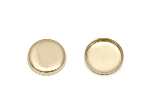 14KGF ベゼルキャップ 8mm【2コ販売】▽ パーツ アクセサリー クラフト 金具 USA製 14Kゴールドフィルド 14金ゴールドフィルド 14K Gold Filled