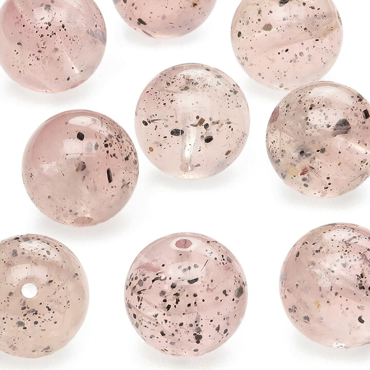 楽天市場】【粒販売】マダガスカル産 マイカインスターローズクォーツ  