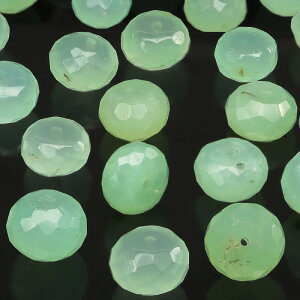 【粒販売】アフリカ産 クリソプレーズ ボタンカット 6〜7mm【4粒販売】▽ オーストラリア翡翠 緑玉髄 Chrysoprase 粒売り 天然石 ビーズ パワーストーン パーツ アクセサリー 素材 材料