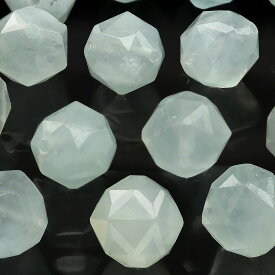 【粒販売】モザンビーク産 アクアマリン スターカット 丸玉 10mm［プレミアムカット］【2粒販売】▽ アクワマリン 藍玉 緑柱石 Aquamarine 3月の誕生石 面カット ラウンドカット 粒売り 天然石 ビーズ パワーストーン パーツ アクセサリー 素材 材料