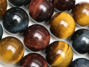 �}���`�J���[�^�C�K�[�A�C �ۋ� 12mm�y1�A�̔��z�� �^�C�K�[�Y�A�C �Ֆڐ� Tiger's eye ���E���h �ۃr�[�Y �A���� �V�R�� �r�[�Y �p���[�X�g�[�� �p�[�c �A�N�Z�T���[ �f�� �ޗ�