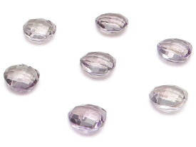 【粒販売】ブラジル産 アメジスト マロンブリオレットカット 7mm No.2［プレミアムカット］【4粒販売】▽ アメシスト 紫水晶 Amethyst 2月の誕生石 しずく 雫 粒売り 天然石 ビーズ パワーストーン パーツ アクセサリー 素材 材料