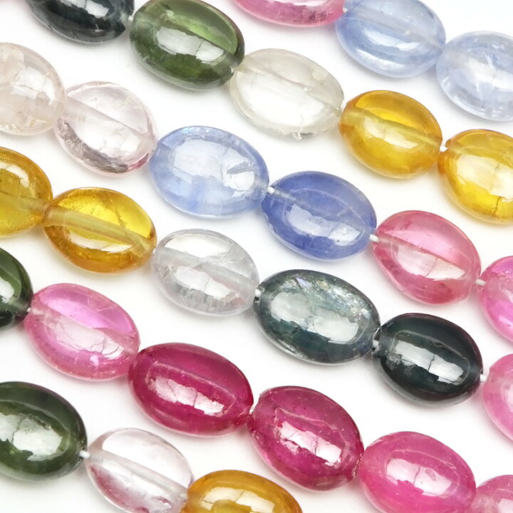楽天市場】マルチカラーサファイア オーバル 4〜7mm【1連販売 