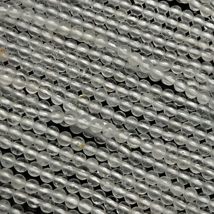 楽天市場】ホワイトトパーズ 丸玉 2mm【1連販売】▽ クリアトパーズ 