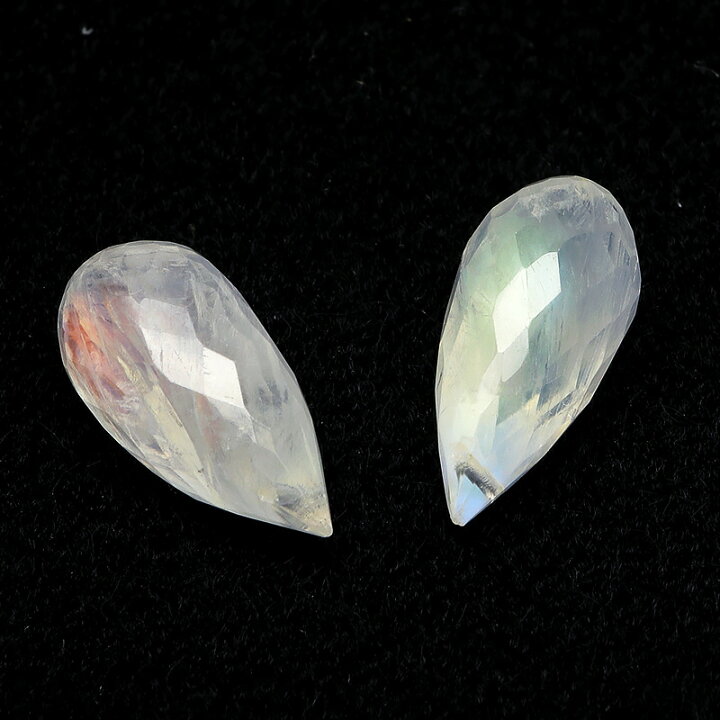 レインボームーンストーン バラ 23粒 ② 