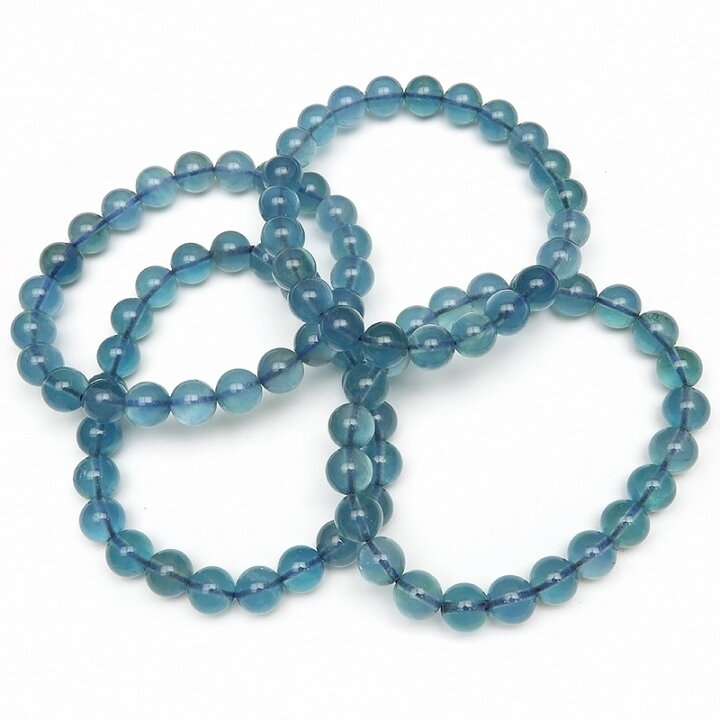 楽天市場】ブルーフローライト 丸玉 ブレス 8mm【1コ販売】▽ フロー 