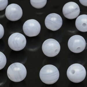 �y���̔��z�i�~�r�A�Y �u���[���[�X�J���Z�h�j�[ �ۋ� 6mm�y6���̔��z�� �u���[���[�X�A�Q�[�g �u���[���[�X���m�E ��F������ Blue lace agate ���E���h �ۃr�[�Y ������ �V�R�� �r�[�Y �p���[