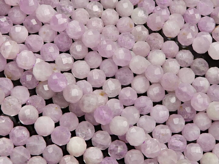 楽天市場】ナイジェリア産 クンツァイト 32面カット 丸玉 4mm 
