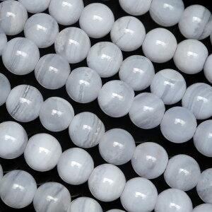 �u���[���[�X�J���Z�h�j�[ �ۋ� 6mm�y1�A�̔��z�� �u���[���[�X�A�Q�[�g �u���[���[�X���m�E ��F������ Blue lace agate ���E���h �ۃr�[�Y �A���� �V�R�� �r�[�Y �p���[�X�g�[�� �p�[�c �A�N�Z