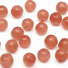 【粒販売】ペルー産 インカローズ 丸玉 6mm【4粒販売】▽ ロードクロサイト 菱マンガン鉱 Incarose Rhodochrosite ラウンド 丸ビーズ 粒売り 天然石 ビーズ パワーストーン パーツ アクセサリー 素材 材料