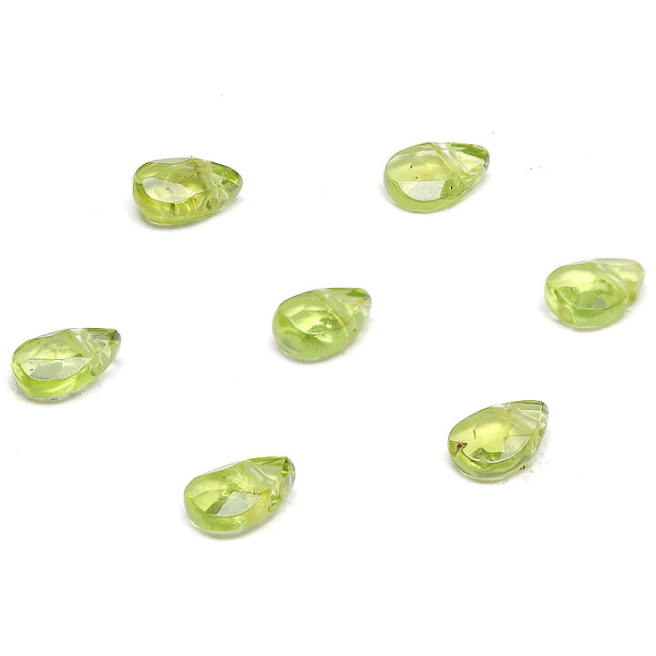 楽天市場】【粒販売】ペリドット ペアシェイプカット 6×4mm【6粒販売 