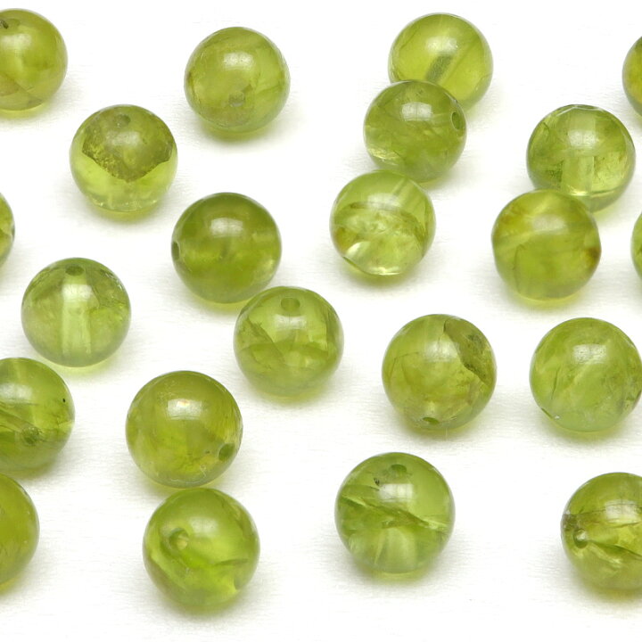 楽天市場】【粒販売】ペリドット 丸玉 6mm【2粒販売】▽ ペリドート 