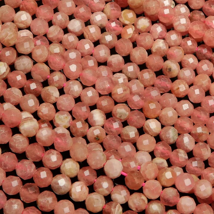 楽天市場】アルゼンチン産 インカローズ 面カット 丸玉 3mm 