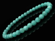 ペルー産 アマゾナイト 丸玉ブレス 6mm【1コ販売】▽ ホープストーン 天河石 Amazonite ブレスレット 数…