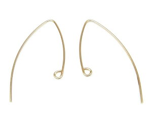 14KGF ピアスフック typeY【1ペア販売】▽ パーツ アクセサリー クラフト 金具 USA製 14Kゴールドフィルド 14金ゴールドフィルド 14K Gold Filled