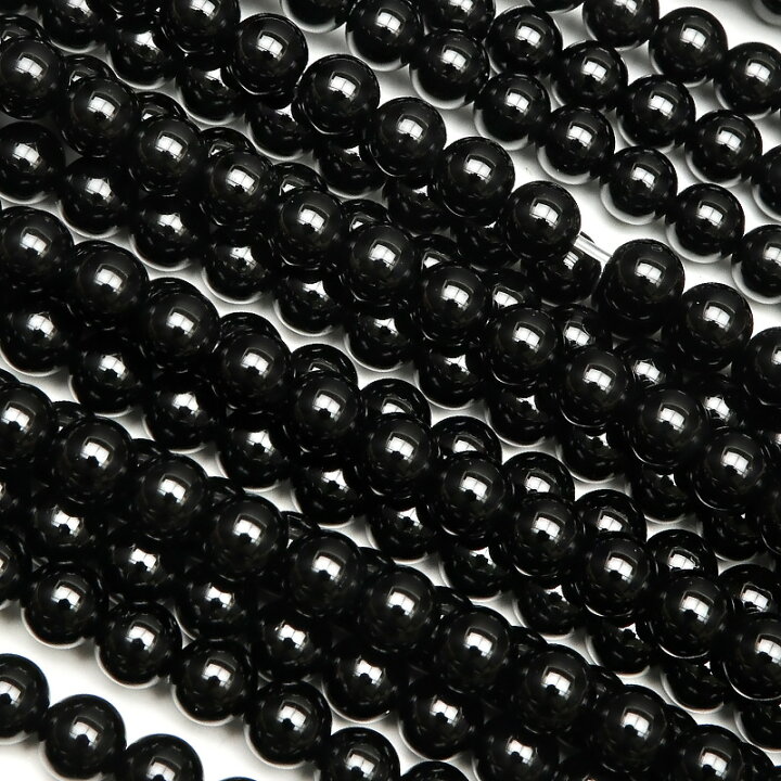 楽天市場】オニキス 丸玉 4mm▽ ブラックオニキス ブラックアゲート 