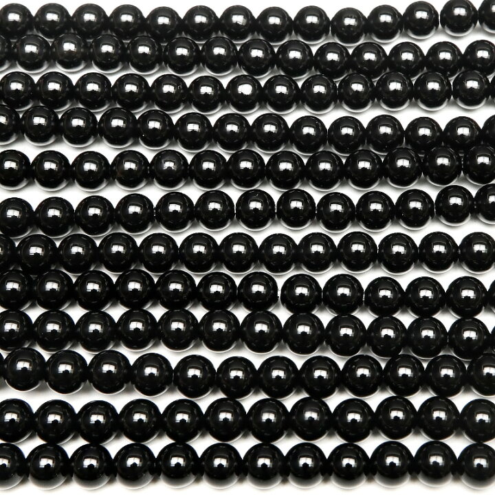 楽天市場】オニキス 丸玉 4mm▽ ブラックオニキス ブラックアゲート 