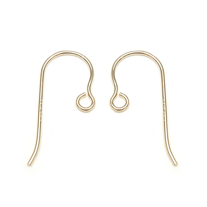 楽天市場】14KGF ピアスフック typeBB【2ペア販売】▽ パーツ  