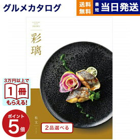 カタログギフト グルメ 送料無料 2品選べる 彩璃 (いろり) グルメカタログギフト 松文(まつもん) 内祝い お祝い 新築 出産 快気祝い 引き出物 香典返し ギフトカタログ 食べ物 2つ選べる 10000円コース 結婚祝い
