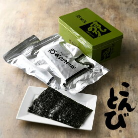 丸山海苔店 こんとび（半切80枚 寿司屋専用缶入） / のり まるやまのり 築地 高級のり丸山海苔店 築地 寿司屋 海苔 寿司 ギフト 送料無料