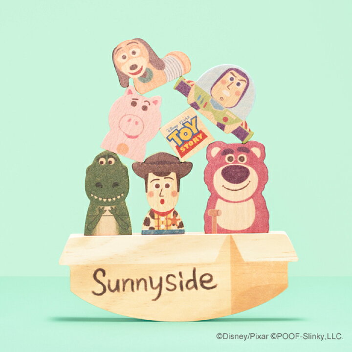 楽天市場 Disney Kidea Balance Game トイ ストーリー 送料無料 木製 おもちゃ 男の子 3歳 2歳 4歳 知育 ブロック つみき 積み木 玩具 出産祝い ディズニー キディア 子ども 子供 誕生日 女の子 プレゼント 孫 室内 遊び インテリア かわいい バランスゲーム トイ