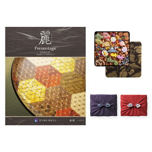 銀座菊廼舎 (きくのや) 正規販売店 冨貴寄 (ふきよせ) 特撰缶JAPAN (小缶) +リンベル プレゼンテージ・麗(うらら) 〔市松(いちまつ)〕 カタログギフト 香典返し 送料無料 満中陰志 法要 弔事 仏