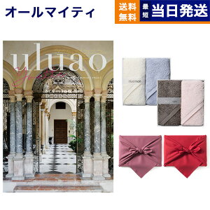 カタログギフト 送料無料 uluao (ウルアオ) Yvette (イヴェット) + Hotman 1秒タオル ホットマンカラーハンドタオル2枚セット 内祝い お祝い 新築 出産 結婚式 快気祝い 引き出物 香典返し 満中陰志